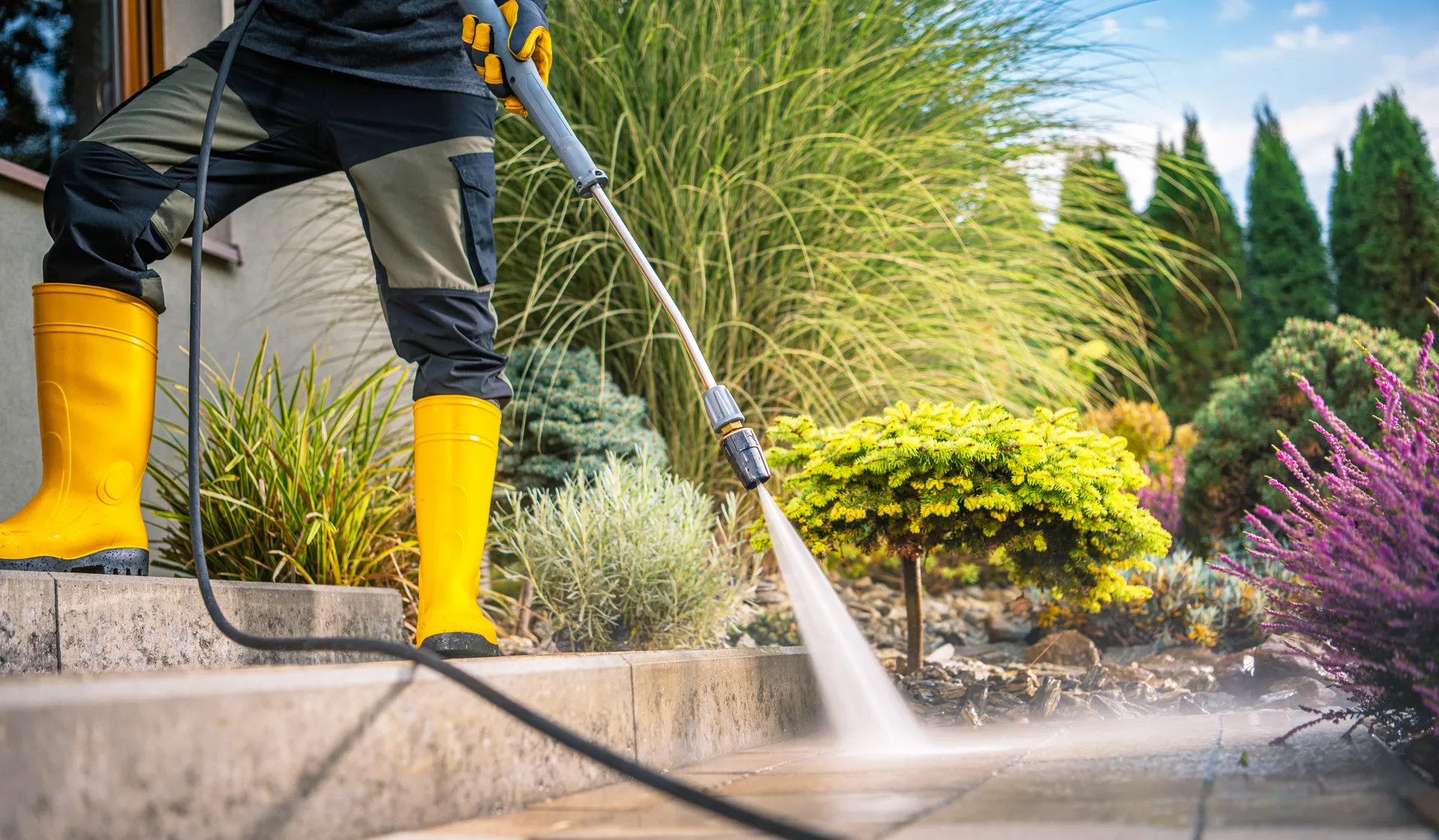 Peyton Pressure Washing project 2 - Newport RI exterior cleaning